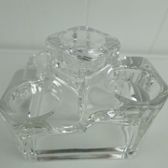 PartyLite Crystal Castle 5 Tier Votive Tea Light Candle Holder - Picture 5 of 12